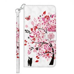 Kryty na mobil | Knižkové puzdro Trendy Cross case Mačka pod stromom – Xiaomi Redmi Note 12 (4G) | Kryty na mobil