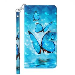 Kryty na mobil | Knižkové puzdro Trendy Cross case Motýle – Samsung Galaxy A14 4G/5G | Kryty na mobil