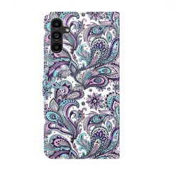 Kryty na mobil | Knižkové puzdro Trendy Cross case Páv – Samsung Galaxy A14 4G/5G | Kryty na mobil