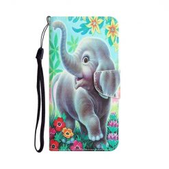 Knižkové puzdro Trendy Cross case Sloníča – Samsung Galaxy A54 5G