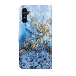 Kryty na mobil | Knižkové puzdro Trendy Cross case Zlato – Samsung Galaxy A14 4G/5G | Kryty na mobil