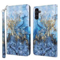 Kryty na mobil | Knižkové puzdro Trendy Cross case Zlato – Samsung Galaxy A14 4G/5G | Kryty na mobil