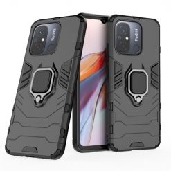 Kryty na mobil | Odolný kryt Ring Armor čierny – Xiaomi Redmi 12C | Kryty na mobil