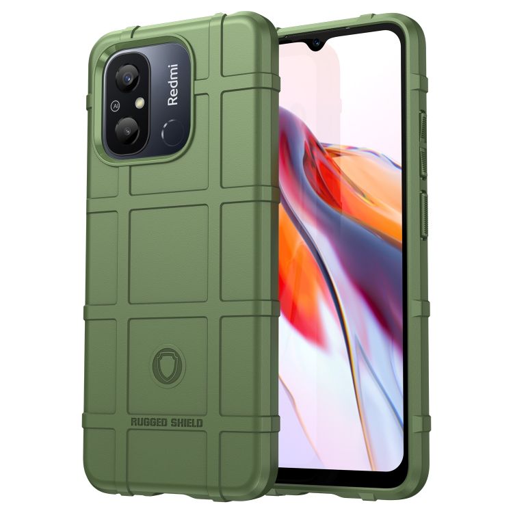 Odolný kryt Rugged Shield zelený – Xiaomi Redmi 12C | Kryty na mobil Kryty na mobil | Odolný kryt Rugged Shield zelený – Xiaomi Redmi 12C | Kryty na mobil