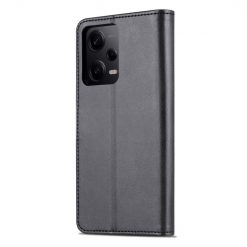 Kryty na mobil | Peňaženkové puzdro AZNS Skin Feel čierne – Xiaomi Redmi Note 12 Pro | Kryty na mobil