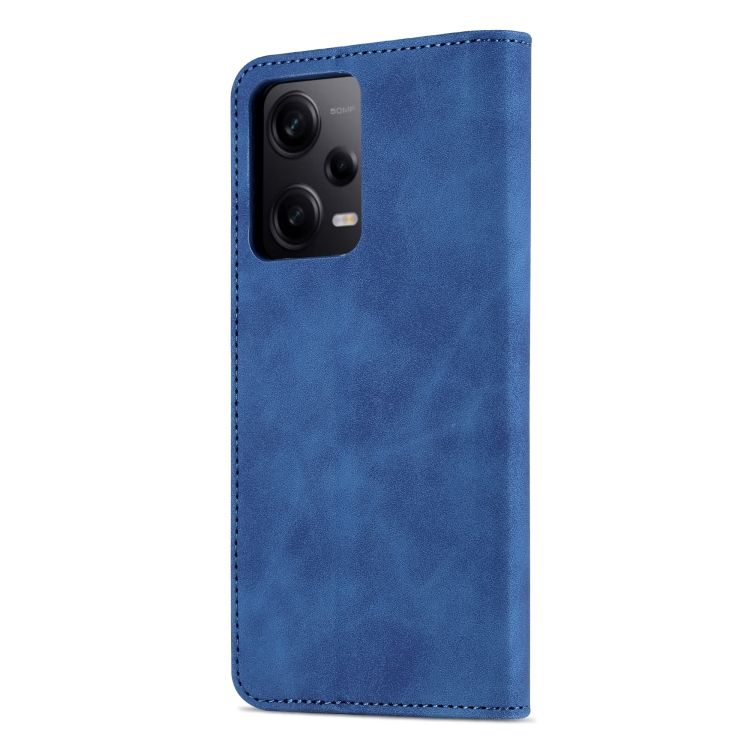 Peňaženkové puzdro AZNS Skin Feel modré – Xiaomi Redmi Note 12 5G | Kryty na mobil Kryty na mobil | Peňaženkové puzdro AZNS Skin Feel modré – Xiaomi Redmi Note 12 5G | Kryty na mobil