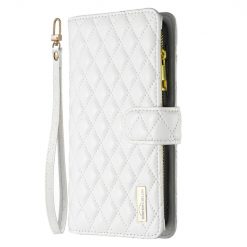 Kryty na mobil | Peňaženkové puzdro Diamond Skin case biele – Samsung Galaxy A54 5G | Kryty na mobil