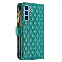 Kryty na mobil | Peňaženkové puzdro Diamond Skin case zelené – Samsung Galaxy A54 5G | Kryty na mobil