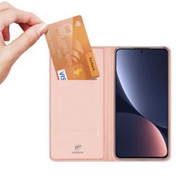 Kryty na mobil | Peňaženkové puzdro Dux Ducis Skin Pro ružové – Xiaomi 13 | Kryty na mobil