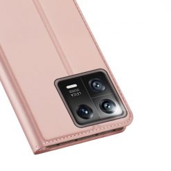 Kryty na mobil | Peňaženkové puzdro Dux Ducis Skin Pro ružové – Xiaomi 13 | Kryty na mobil