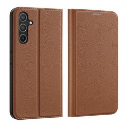 Kryty na mobil | Peňaženkové puzdro Dux Ducis Skin X2 hnedé – Samsung Galaxy A54 5G | Kryty na mobil