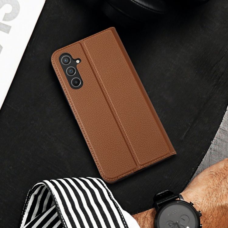 Peňaženkové puzdro Dux Ducis Skin X2 hnedé – Samsung Galaxy A54 5G | Kryty na mobil Kryty na mobil | Peňaženkové puzdro Dux Ducis Skin X2 hnedé – Samsung Galaxy A54 5G | Kryty na mobil