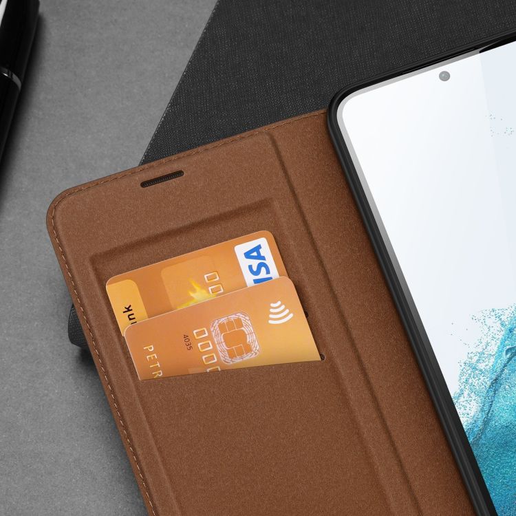 Peňaženkové puzdro Dux Ducis Skin X2 hnedé – Samsung Galaxy A54 5G | Kryty na mobil Kryty na mobil | Peňaženkové puzdro Dux Ducis Skin X2 hnedé – Samsung Galaxy A54 5G | Kryty na mobil