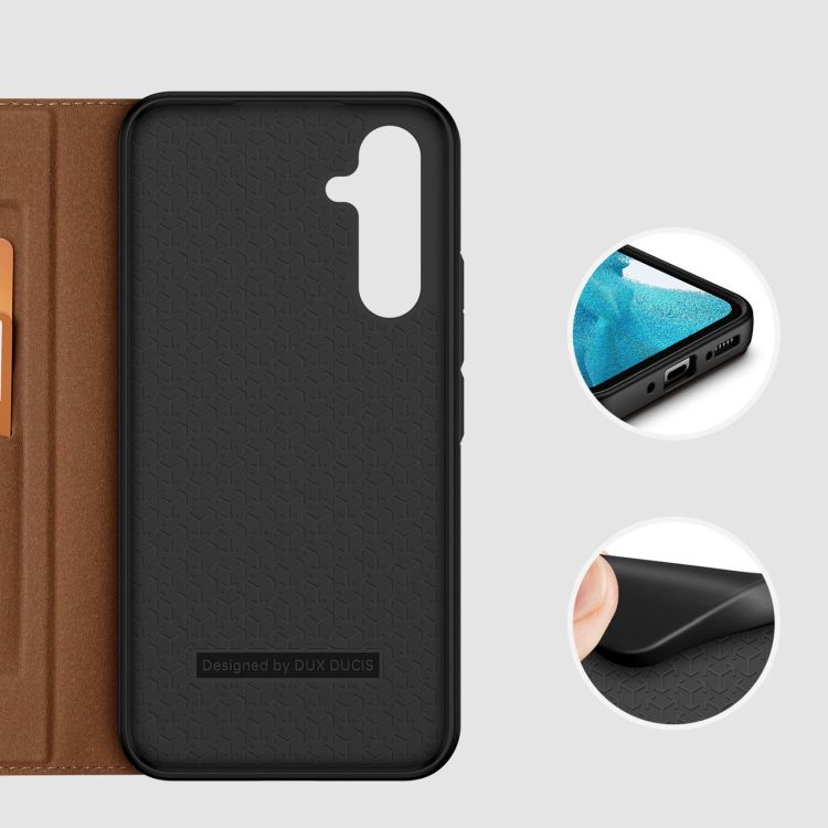 Peňaženkové puzdro Dux Ducis Skin X2 hnedé – Samsung Galaxy A54 5G | Kryty na mobil Kryty na mobil | Peňaženkové puzdro Dux Ducis Skin X2 hnedé – Samsung Galaxy A54 5G | Kryty na mobil