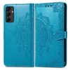 Kryty na mobil | Peňaženkové puzdro Embossing Pattern Mandala Flower zelené – Samsung Galaxy A14 4G/5G | Kryty na mobil