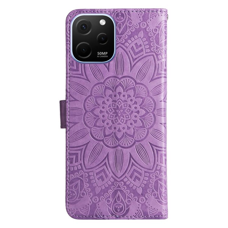 Peňaženkové puzdro Embossing Pattern Slnečnica fialové – Huawei Nova Y61 | Kryty na mobil Kryty na mobil | Peňaženkové puzdro Embossing Pattern Slnečnica fialové – Huawei Nova Y61 | Kryty na mobil