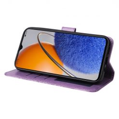 Peňaženkové puzdro Embossing Pattern Slnečnica fialové – Huawei Nova Y61 | Kryty na mobil Kryty na mobil | Peňaženkové puzdro Embossing Pattern Slnečnica fialové – Huawei Nova Y61 | Kryty na mobil