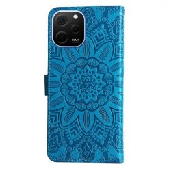 Peňaženkové puzdro Embossing Pattern Slnečnica modré – Huawei Nova Y61 | Kryty na mobil Kryty na mobil | Peňaženkové puzdro Embossing Pattern Slnečnica modré – Huawei Nova Y61 | Kryty na mobil