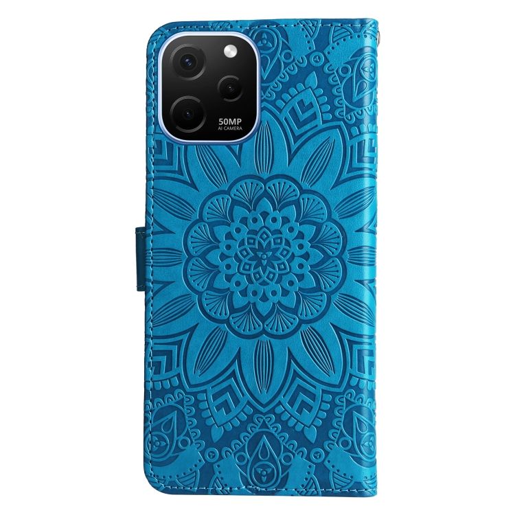 Peňaženkové puzdro Embossing Pattern Slnečnica modré – Huawei Nova Y61 | Kryty na mobil Kryty na mobil | Peňaženkové puzdro Embossing Pattern Slnečnica modré – Huawei Nova Y61 | Kryty na mobil