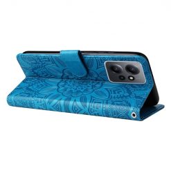 Peňaženkové puzdro Embossing Pattern Slnečnica modré – Xiaomi Redmi Note 12 (4G) | Kryty na mobil Kryty na mobil | Peňaženkové puzdro Embossing Pattern Slnečnica modré – Xiaomi Redmi Note 12 (4G) | Kryty na mobil