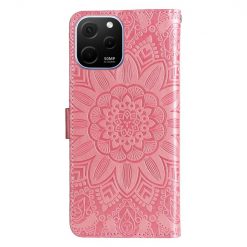 Peňaženkové puzdro Embossing Pattern Slnečnica ružové – Huawei Nova Y61 | Kryty na mobil Kryty na mobil | Peňaženkové puzdro Embossing Pattern Slnečnica ružové – Huawei Nova Y61 | Kryty na mobil