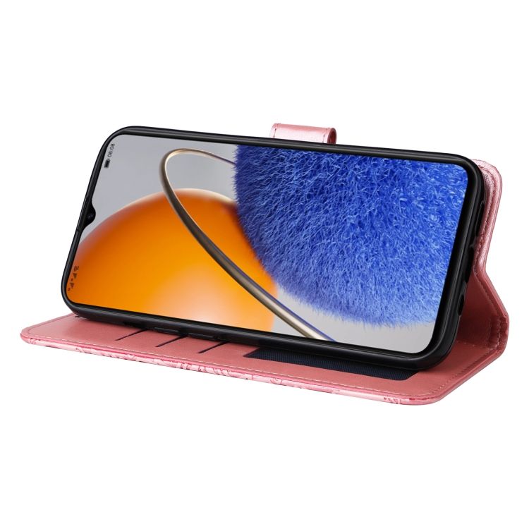 Peňaženkové puzdro Embossing Pattern Slnečnica ružové – Huawei Nova Y61 | Kryty na mobil Kryty na mobil | Peňaženkové puzdro Embossing Pattern Slnečnica ružové – Huawei Nova Y61 | Kryty na mobil