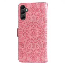 Peňaženkové puzdro Embossing Pattern Slnečnica ružové – Samsung Galaxy A14 4G/5G | Kryty na mobil Kryty na mobil | Peňaženkové puzdro Embossing Pattern Slnečnica ružové – Samsung Galaxy A14 4G/5G | Kryty na mobil