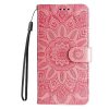 Kryty na mobil | Peňaženkové puzdro Embossing Pattern Slnečnica zelené – Xiaomi Redmi Note 12 (4G) | Kryty na mobil