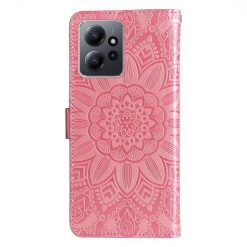 Peňaženkové puzdro Embossing Pattern Slnečnica ružové – Xiaomi Redmi Note 12 (4G) | Kryty na mobil Kryty na mobil | Peňaženkové puzdro Embossing Pattern Slnečnica ružové – Xiaomi Redmi Note 12 (4G) | Kryty na mobil