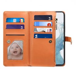 Kryty na mobil | Peňaženkové puzdro Eseble Star Wallet case hnedé – Samsung Galaxy A54 5G | Kryty na mobil