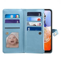 Kryty na mobil | Peňaženkové puzdro Eseble Star Wallet case modré – Samsung Galaxy A14 4G/5G | Kryty na mobil