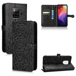 Kryty na mobil | Peňaženkové puzdro Honeycomb Dot Texture Case čierne – Ulefone Power Armor 14 / 14 Pro | Kryty na mobil