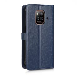 Kryty na mobil | Peňaženkové puzdro Honeycomb Dot Texture Case modré – Ulefone Power Armor 14 / 14 Pro | Kryty na mobil