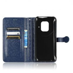 Kryty na mobil | Peňaženkové puzdro Honeycomb Dot Texture Case modré – Ulefone Power Armor 14 / 14 Pro | Kryty na mobil