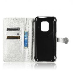 Peňaženkové puzdro Honeycomb Dot Texture Case strieborné – Ulefone Power Armor 14 / 14 Pro | Kryty na mobil Kryty na mobil | Peňaženkové puzdro Honeycomb Dot Texture Case strieborné – Ulefone Power Armor 14 / 14 Pro | Kryty na mobil