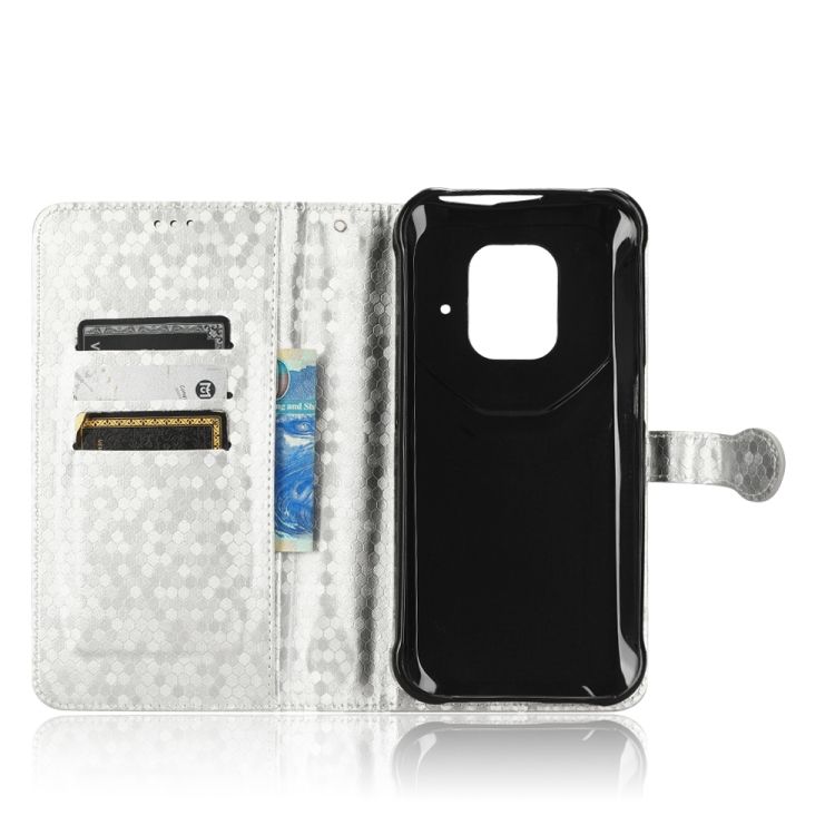 Peňaženkové puzdro Honeycomb Dot Texture Case strieborné – Ulefone Power Armor 14 / 14 Pro | Kryty na mobil Kryty na mobil | Peňaženkové puzdro Honeycomb Dot Texture Case strieborné – Ulefone Power Armor 14 / 14 Pro | Kryty na mobil
