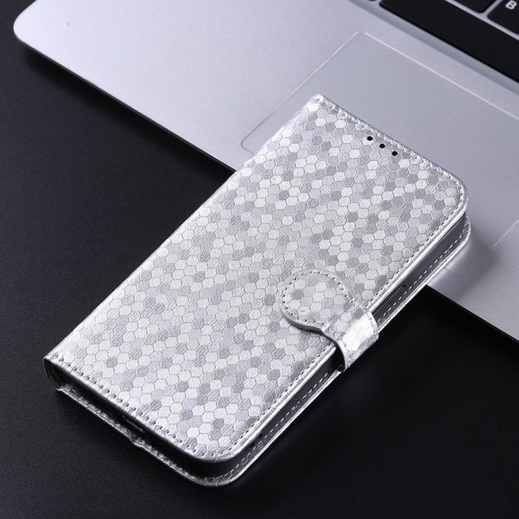 Peňaženkové puzdro Honeycomb Dot Texture Case strieborné – Ulefone Power Armor 14 / 14 Pro | Kryty na mobil Kryty na mobil | Peňaženkové puzdro Honeycomb Dot Texture Case strieborné – Ulefone Power Armor 14 / 14 Pro | Kryty na mobil