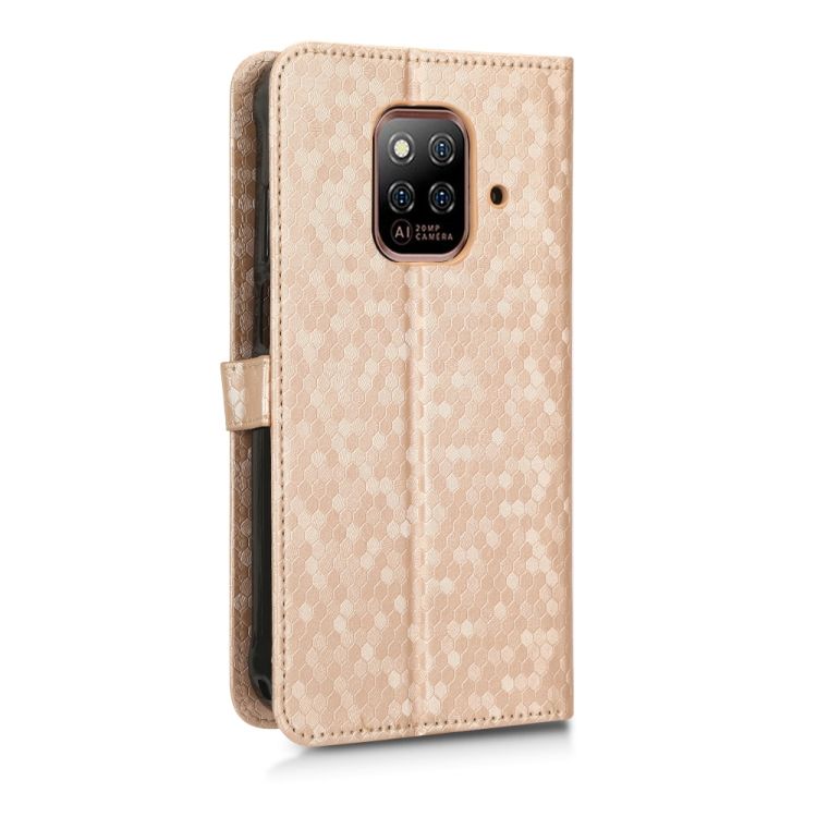 Peňaženkové puzdro Honeycomb Dot Texture Case zlaté – Ulefone Power Armor 14 / 14 Pro | Kryty na mobil Kryty na mobil | Peňaženkové puzdro Honeycomb Dot Texture Case zlaté – Ulefone Power Armor 14 / 14 Pro | Kryty na mobil