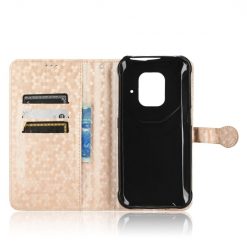 Peňaženkové puzdro Honeycomb Dot Texture Case zlaté – Ulefone Power Armor 14 / 14 Pro | Kryty na mobil Kryty na mobil | Peňaženkové puzdro Honeycomb Dot Texture Case zlaté – Ulefone Power Armor 14 / 14 Pro | Kryty na mobil