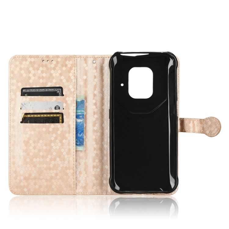 Peňaženkové puzdro Honeycomb Dot Texture Case zlaté – Ulefone Power Armor 14 / 14 Pro | Kryty na mobil Kryty na mobil | Peňaženkové puzdro Honeycomb Dot Texture Case zlaté – Ulefone Power Armor 14 / 14 Pro | Kryty na mobil