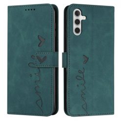 Peňaženkové puzdro Retro Smile zelené – Samsung Galaxy A14 4G/5G | Kryty na mobil Kryty na mobil | Peňaženkové puzdro Retro Smile zelené – Samsung Galaxy A14 4G/5G | Kryty na mobil