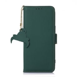 Kryty na mobil | Peňaženkové puzdro RFID Leather case zelené – Xiaomi 13 Pro | Kryty na mobil