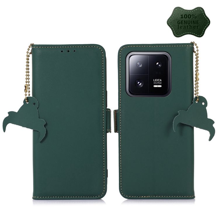 Peňaženkové puzdro RFID Leather case zelené – Xiaomi 13 Pro | Kryty na mobil Kryty na mobil | Peňaženkové puzdro RFID Leather case zelené – Xiaomi 13 Pro | Kryty na mobil