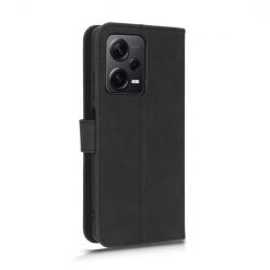 Kryty na mobil | Peňaženkové puzdro Solid čierne – Xiaomi Redmi Note 12 Pro+ (12 Pro Plus) | Kryty na mobil