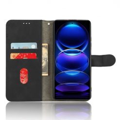 Kryty na mobil | Peňaženkové puzdro Solid čierne – Xiaomi Redmi Note 12 Pro+ (12 Pro Plus) | Kryty na mobil
