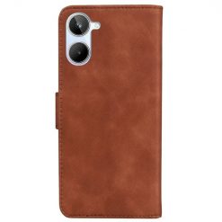 Kryty na mobil | Peňaženkové puzdro Solid hnedé – Realme 10 | Kryty na mobil