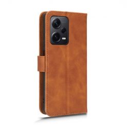 Kryty na mobil | Peňaženkové puzdro Solid hnedé – Xiaomi Redmi Note 12 Pro+ (12 Pro Plus) | Kryty na mobil