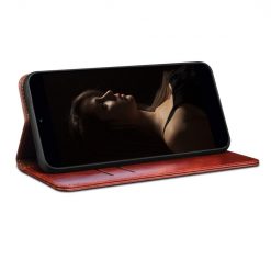 Kryty na mobil | Peňaženkové puzdro Wax case hnedé – Vivo X90 Pro | Kryty na mobil