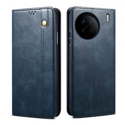 Kryty na mobil | Peňaženkové puzdro Wax case modré – Vivo X90 Pro | Kryty na mobil