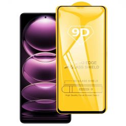 Tvrdené sklo celopovrchové čierne – Xiaomi Redmi Note 12 Pro / 12 Pro+